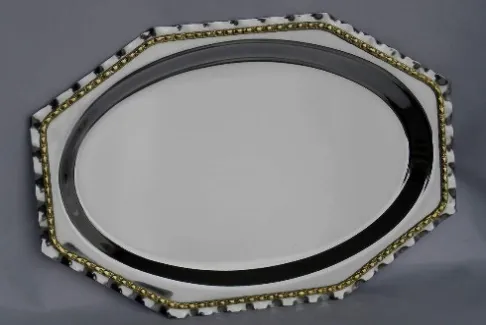 bandeja-octogonal-de-acero-inoxidable-cincelada-con-moldura-perle-nevey