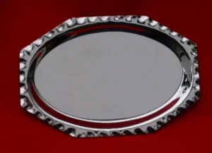 bandeja-octogonal-de-acero-inoxidable-cincelada-en-gajos-nevey