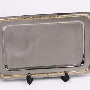 bandeja-rectangular-acero-inoxidable-moldura-trenzada-alpaca-nevey