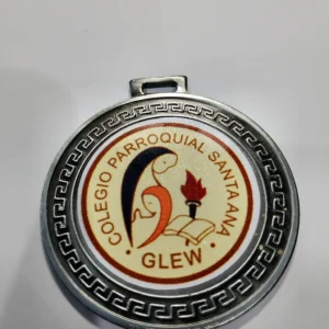 Medallones de hierro personalizados con Sticker y grabado