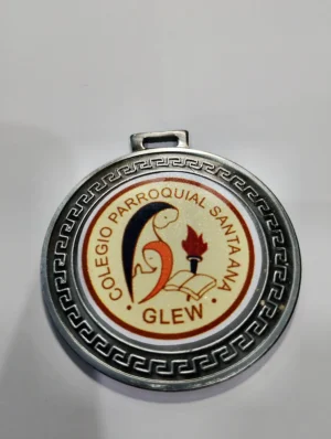 Medallones de hierro personalizados con Sticker y grabado