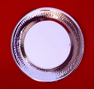 plato-redondo-martele-acero-inoxidable-artesanal-nevey