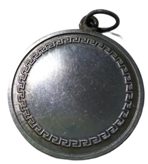 ART 128 medalla personalizable guarda griega hierro niquel negro Nevey Medallas