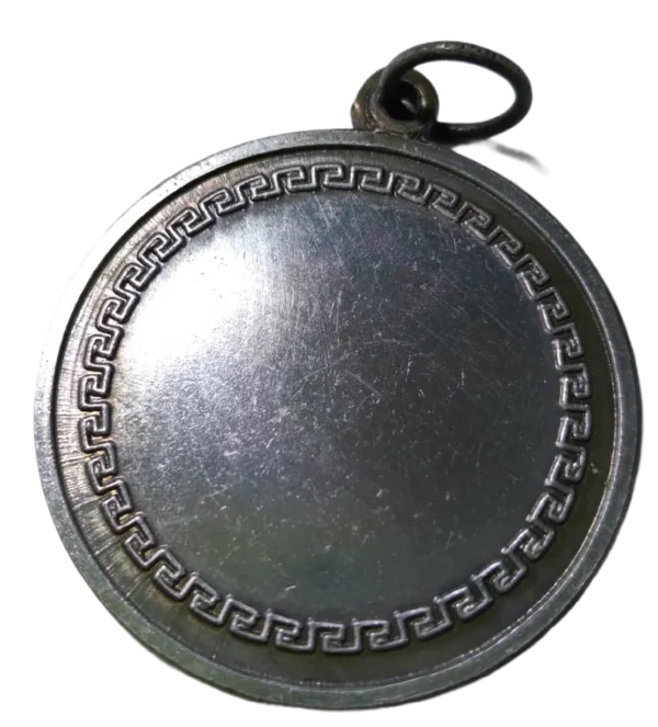 ART 128 medalla personalizable guarda griega hierro niquel negro Nevey Medallas