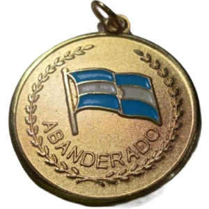 Medallas de bronce pintadas con esmalte sectorizado Nevey Medallas