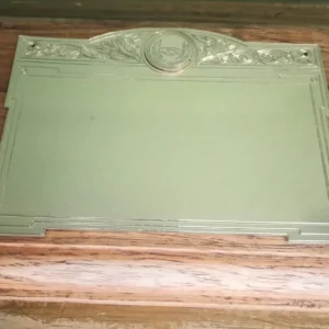 plaqueta conmemorativa de madera y oro para homenaje modelo 3500bm