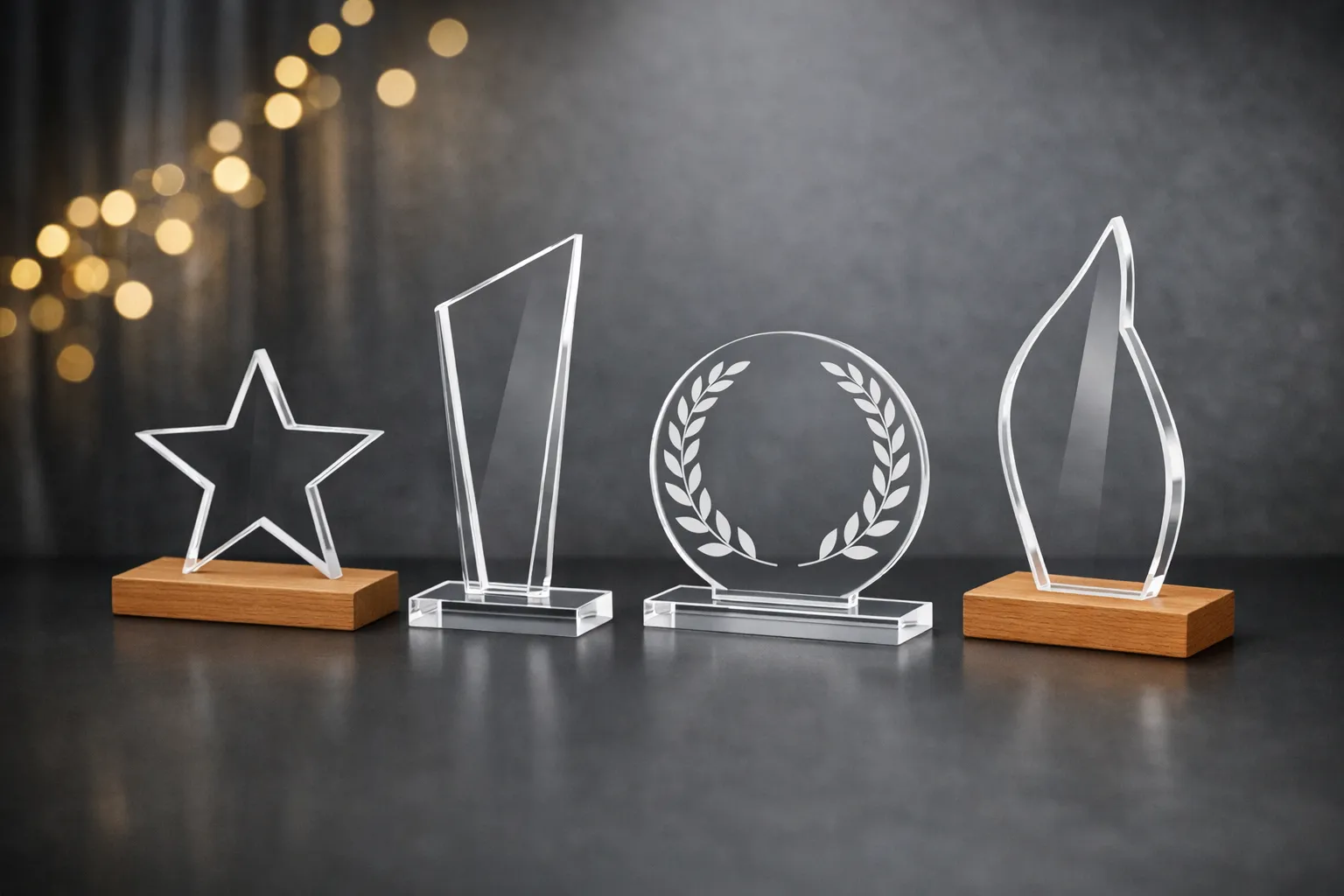 Trofeos en acrílico personalizados 